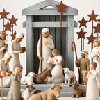 20 Piece Nativity Set – Handcrafted Nativity Scene for Christmas - detail
