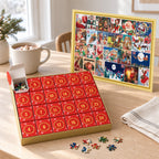 24-Day Advent Puzzle Calendar – Daily Piece Reveal for Families - in room
