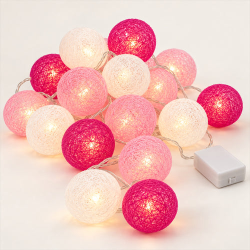 Battery Operated LED Ball Lights – Cordless, Festive Party Decor