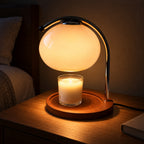 Candle Wax Warmer Lamp – Dimmer Switch, Flameless Home Fragrance - in use