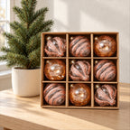 Christmas Ornament Ball Set – 3 Colors, Plastic Tree Baubles - in room