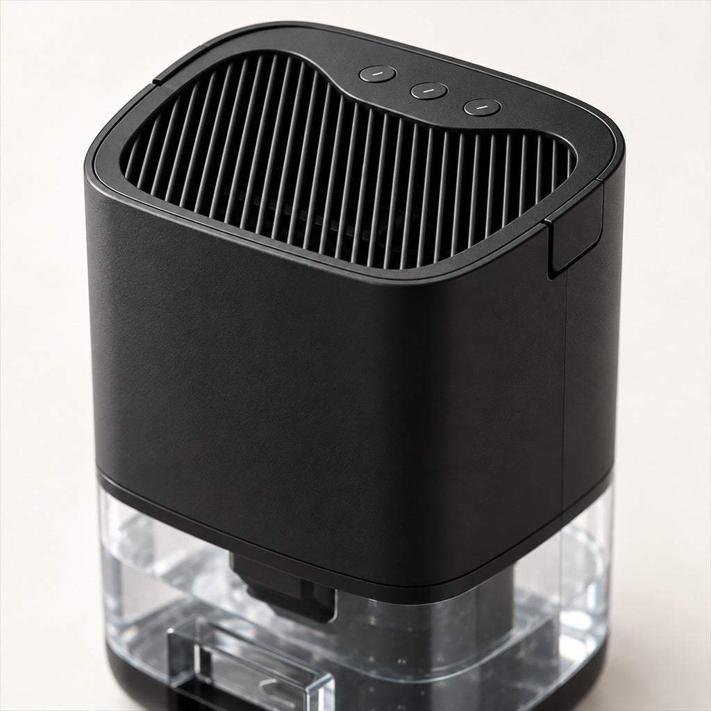 Compact Dehumidifier with LED Light – Quiet 2-in-1 for Small Rooms - detail