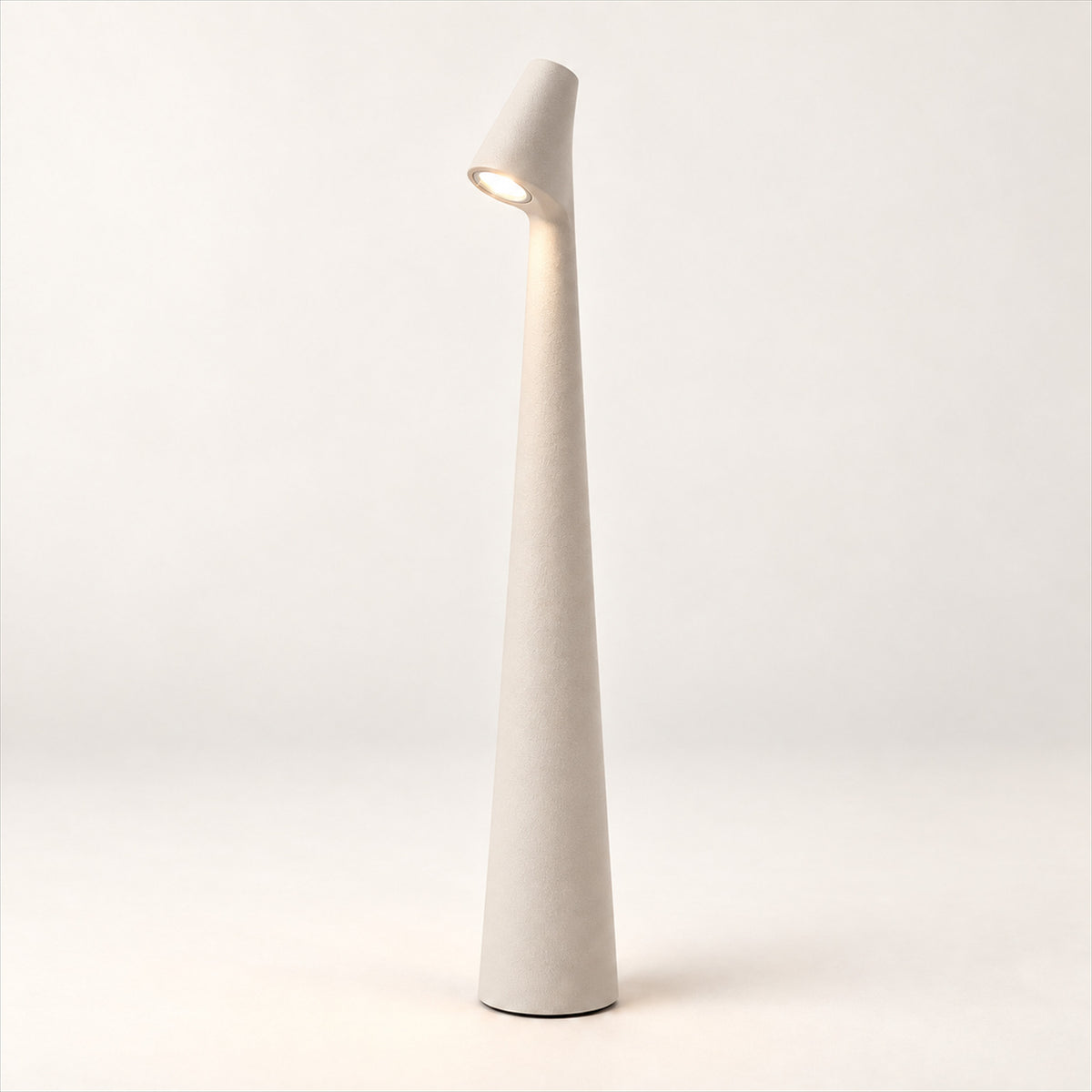 Cordless LED Table Lamp – USB Rechargeable Touch Dimmer for Any Room - White