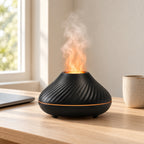 Flame Essential Oil Diffuser – USB-Powered LED Mist for Any Room - in room