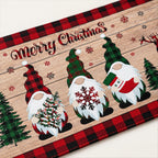 Holiday Table Runner – 13 Seasonal Prints, Festive Dining Décor - detail