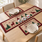 Holiday Table Runner – 13 Seasonal Prints, Festive Dining Décor - in room