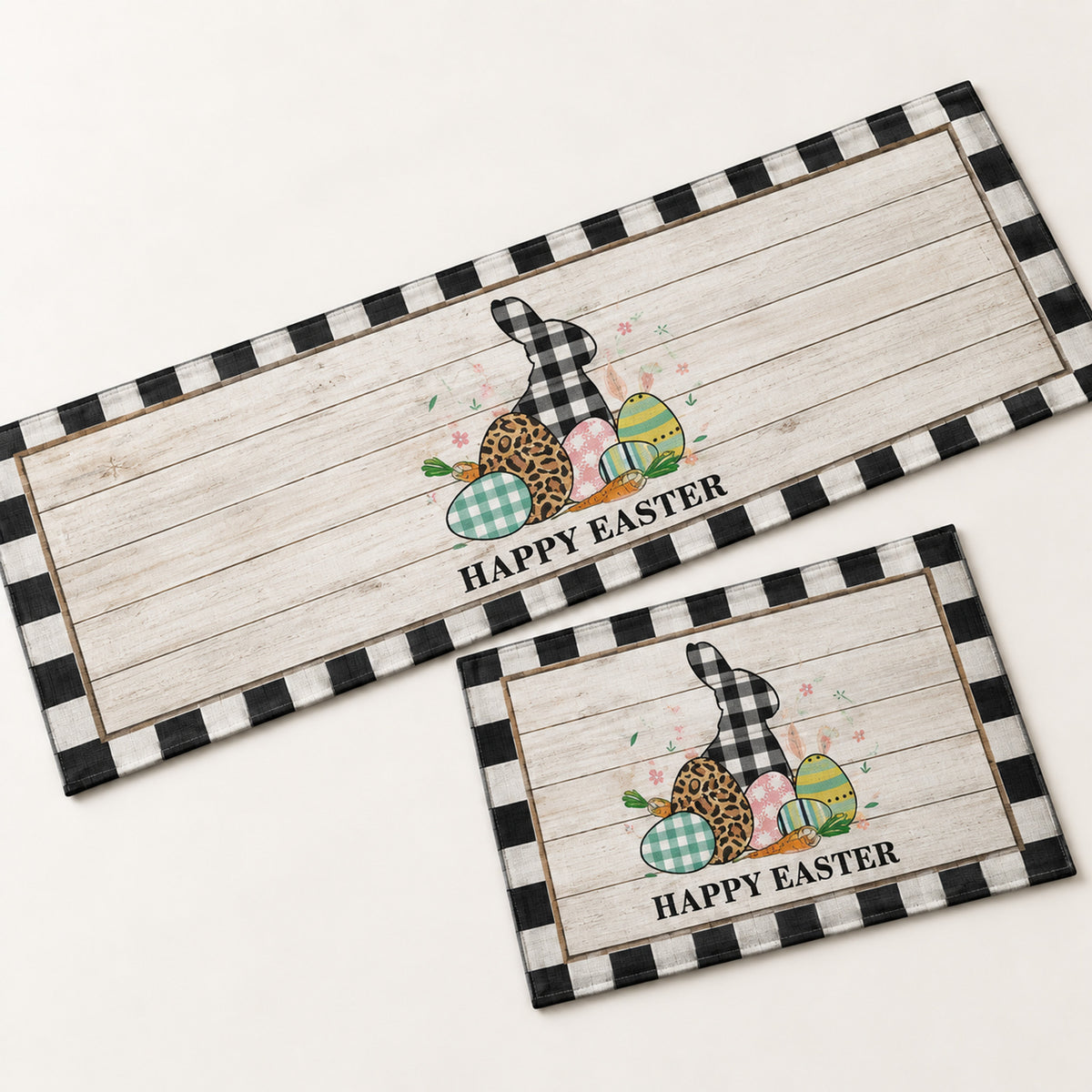 Holiday Table Runner – 13 Seasonal Prints, Festive Dining Décor - Easter