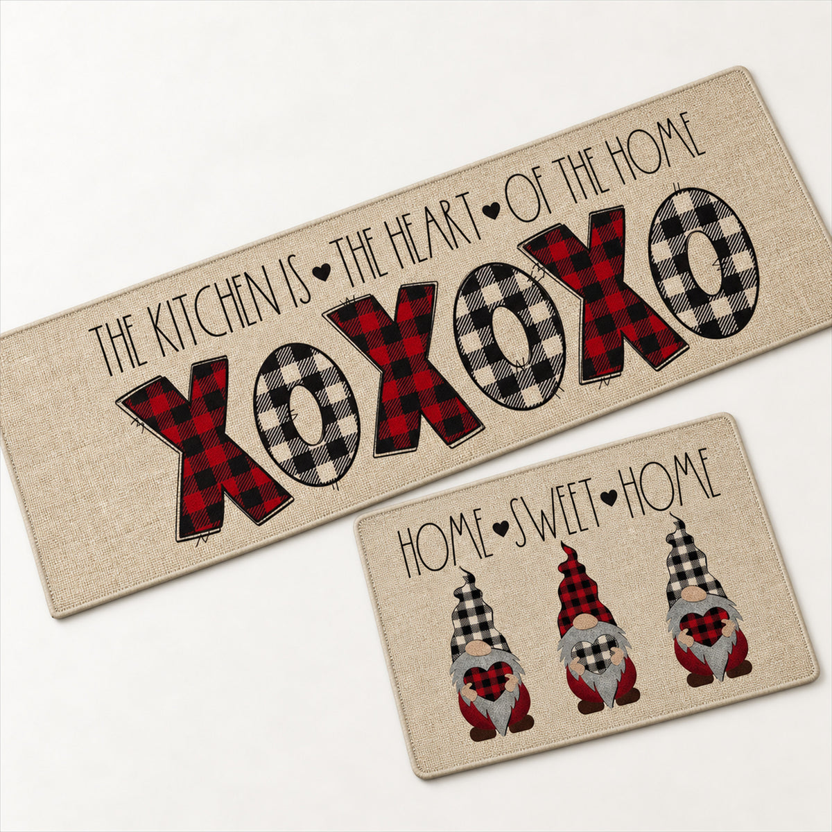 Holiday Table Runner – 13 Seasonal Prints, Festive Dining Décor - Santa