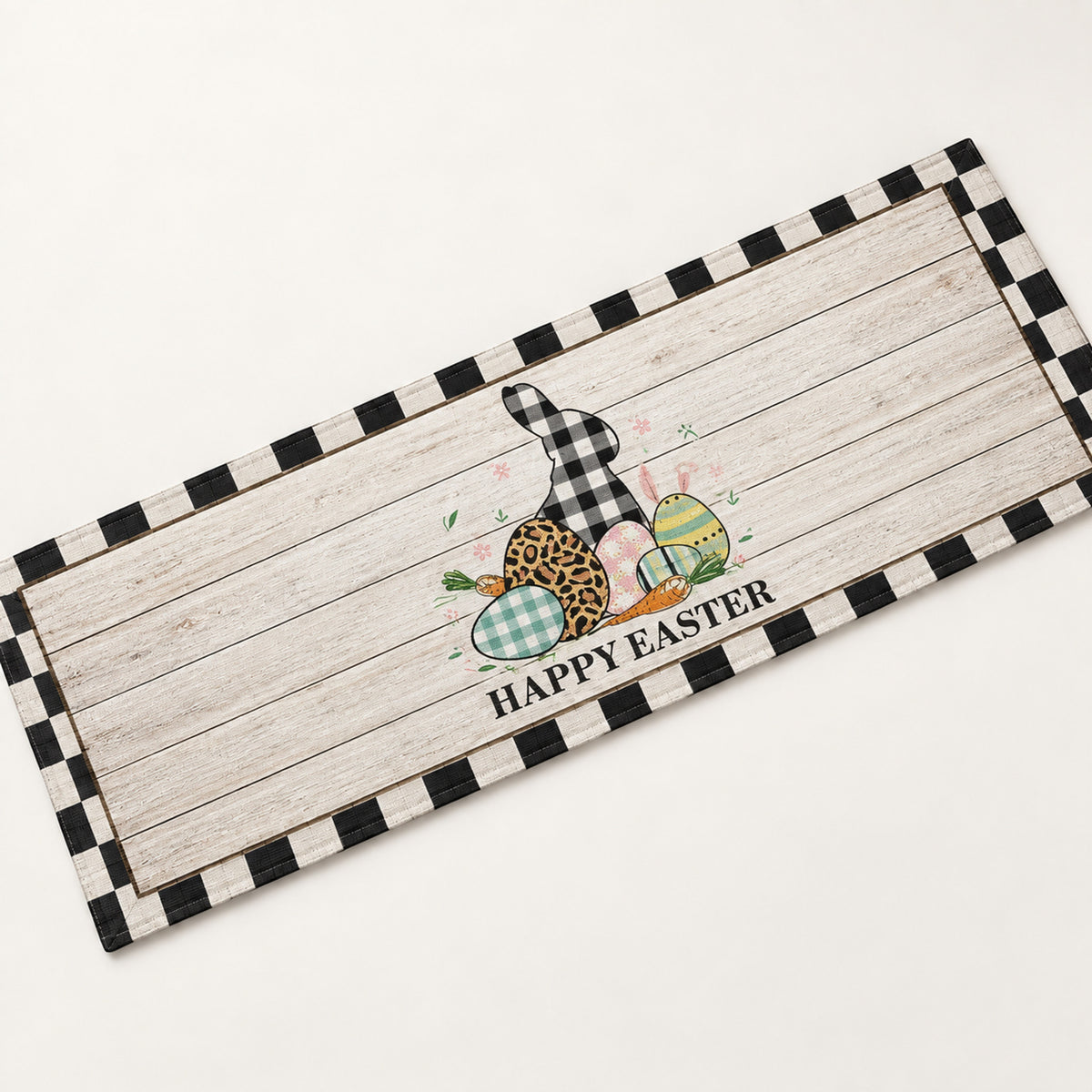 Holiday Table Runner, 7 Seasonal Prints, Festive Dining Décor - Happy Easter
