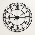 Large Black Skeleton Wall Clock – 88cm Statement Piece for Any Room