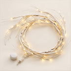 LED Branch Garland Lights – 72-In Battery-Powered Holiday Decor