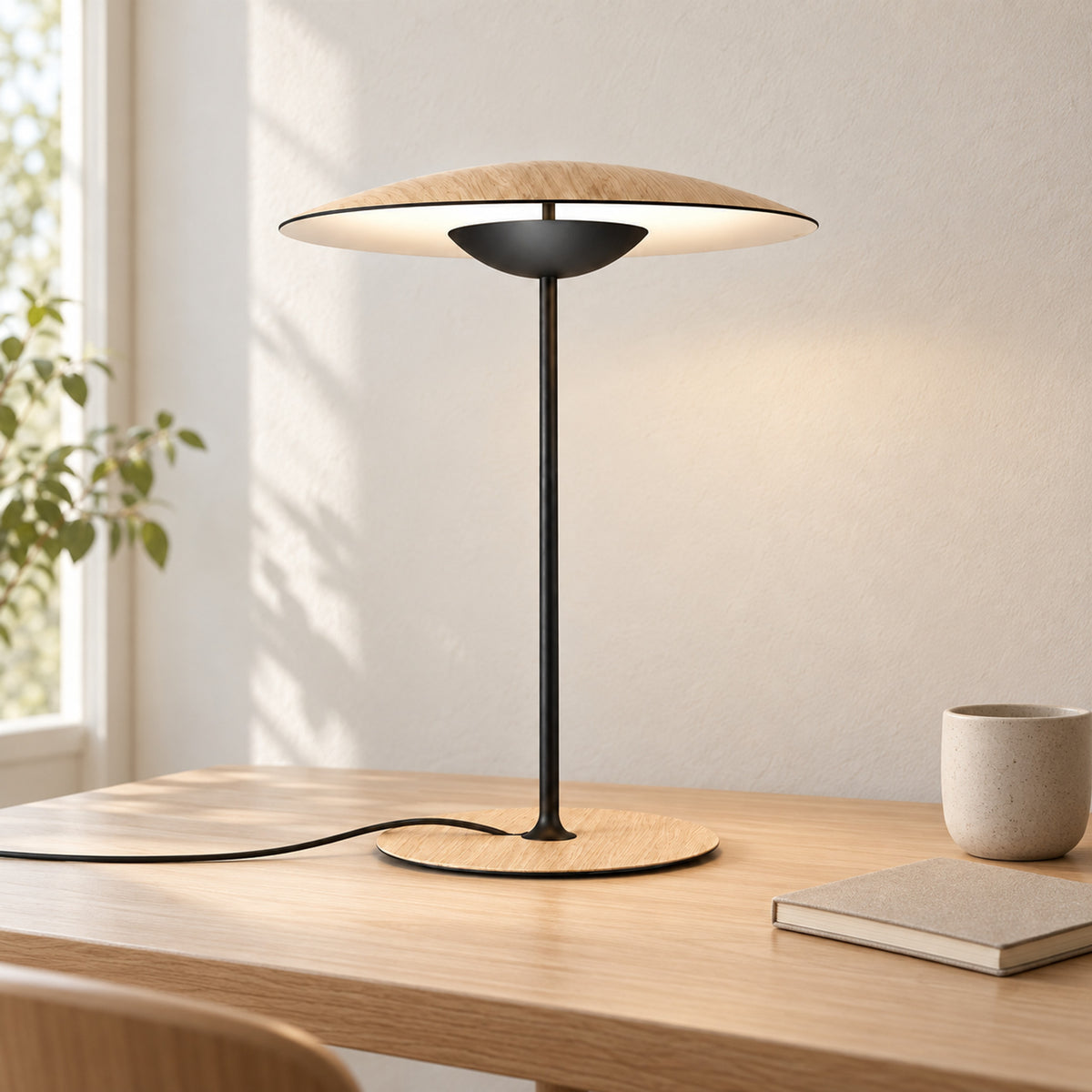 LED Table Lamp 3 Color Modes – Warm, Neutral, Cool Light for Any Room - in room