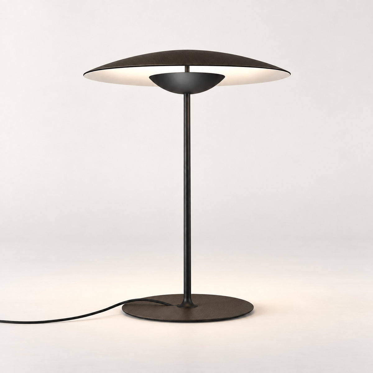 LED Table Lamp 3 Color Modes – Warm, Neutral, Cool Light for Any Room - Matte Black