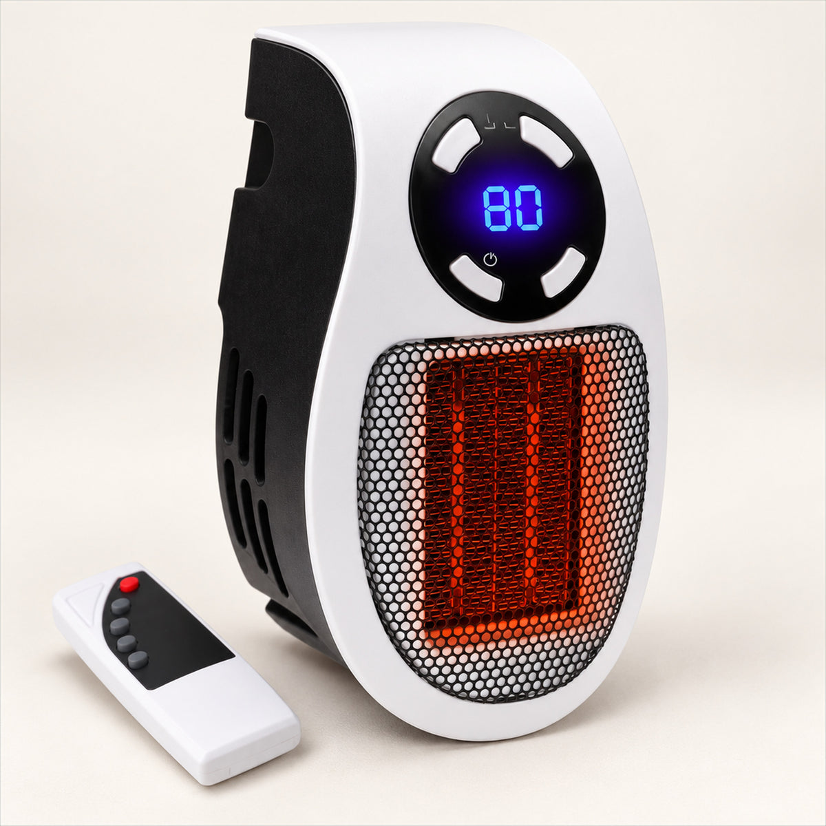 Mini Ceramic Plug-In Heater – 500W Portable Heat, Small Rooms