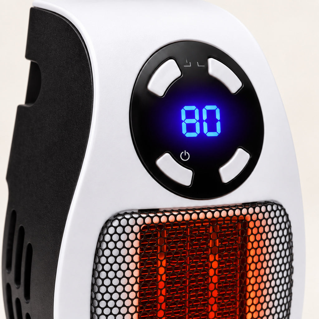 Mini Ceramic Plug-In Heater – 500W Portable Heat, Small Rooms - detail