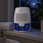 Mini Electric Dehumidifier 250ml – Chemical-Free Moisture Control - in use
