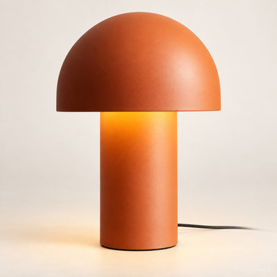 Mushroom Table Lamp – Wrought Iron Dome, Bedside Reading Light