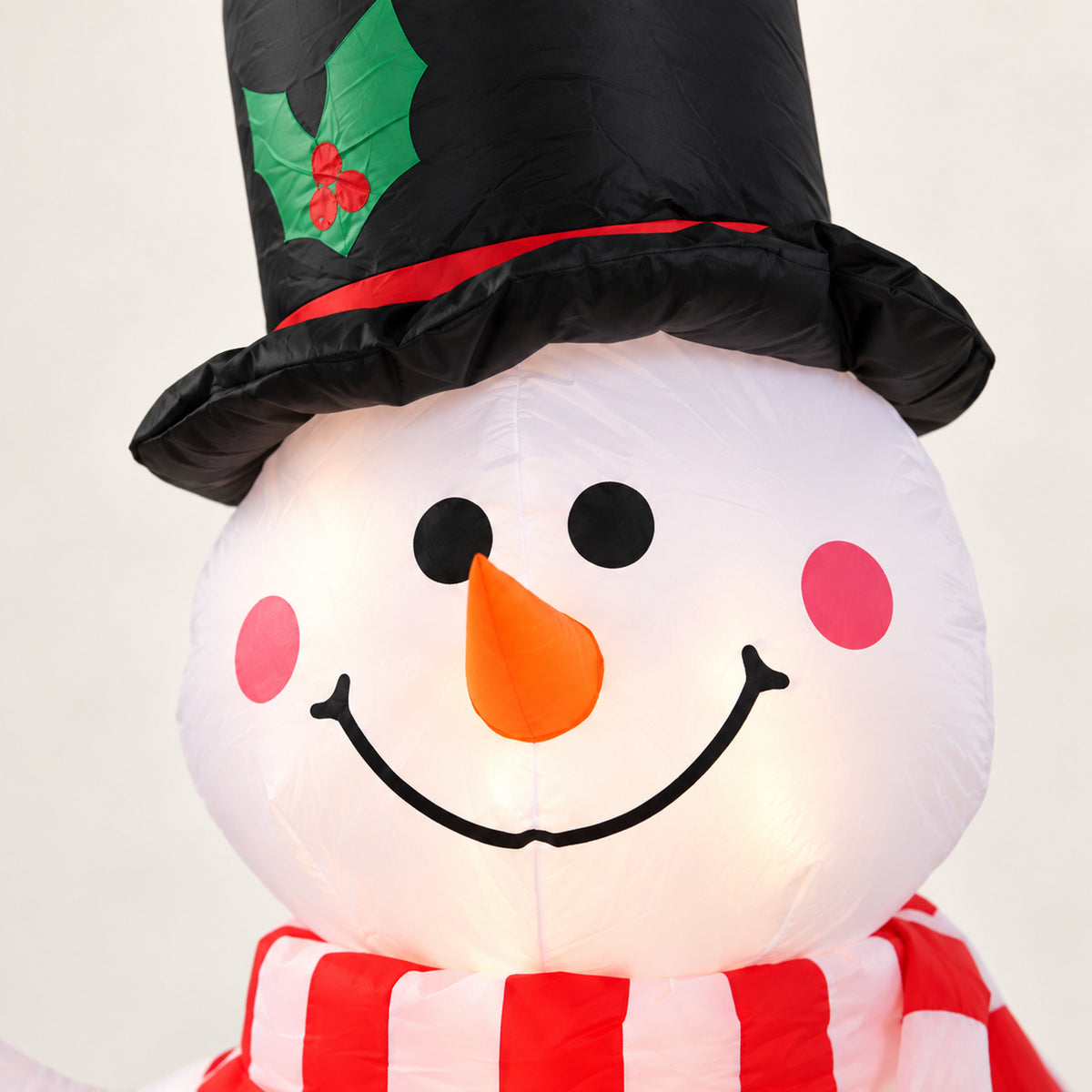 Outdoor Inflatable Christmas Snowman – 5-Ft LED, 60-Second Setup - detail