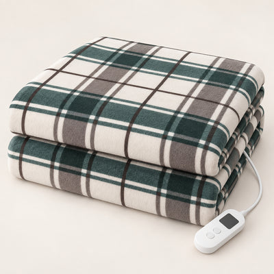 Plush Heated Blanket – Intelligent Heat Modes, 3 Sizes for Sofa or Bed