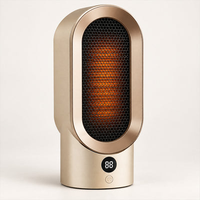 Portable Ceramic Space Heater – 800W Fast Heat for Small Rooms