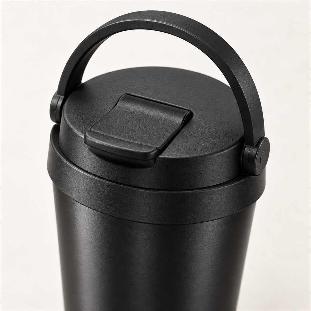 Stainless Steel Travel Coffee Mug – 500ml, Leakproof for Commuters - detail