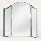 Vintage Triple Dressing Table Mirror – Frameless Design for Vanities