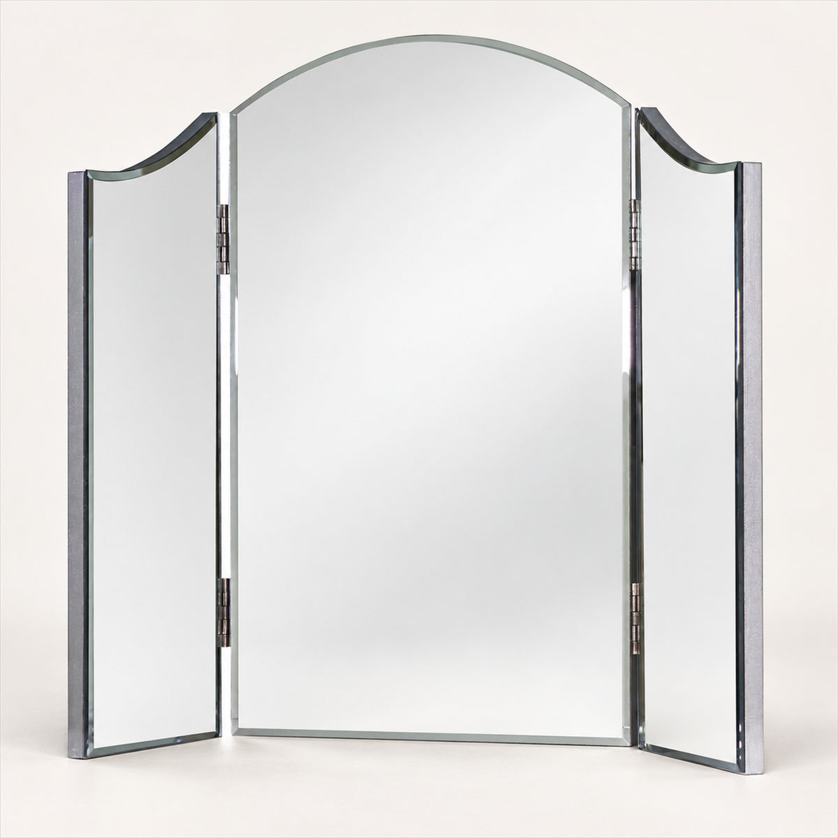 Vintage Triple Dressing Table Mirror – Frameless Design for Vanities