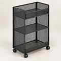 Wire Mesh Bookshelf Organizer, Two-Tier Design, Small Space Storage