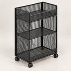 Wire Mesh Bookshelf Organizer, Two-Tier Design, Small Space Storage